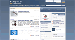 Desktop Screenshot of najbogatsi.pl