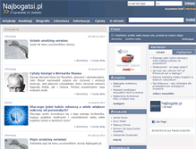 Tablet Screenshot of najbogatsi.pl